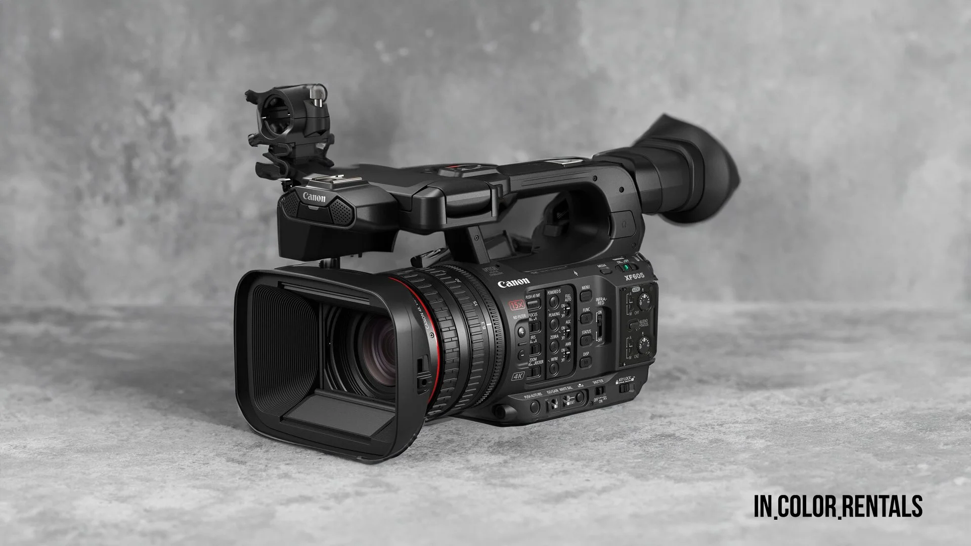 Rent Canon XF605 Camera in Las Vegas — IN COLOR RENTALS